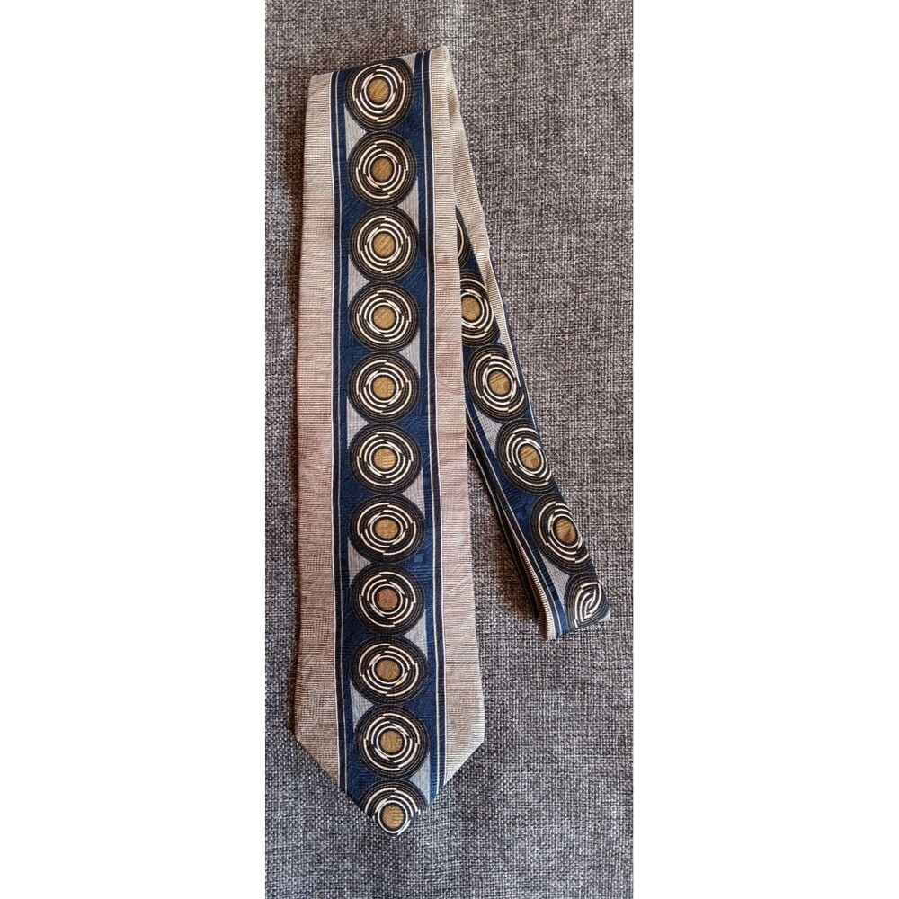 Tie 70s 80s 90s Y2K Mens Gian franco Ruffini geometric 3.5 Wide